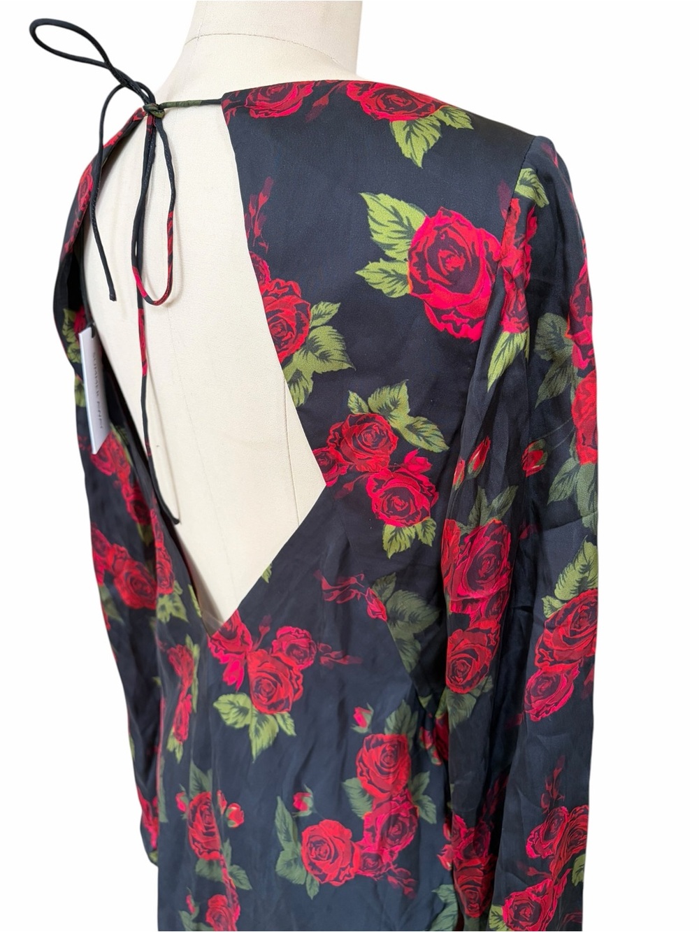 Summer away Anthropologie Open back shift‎ stress size XL, NWT - Picture 4 of 9